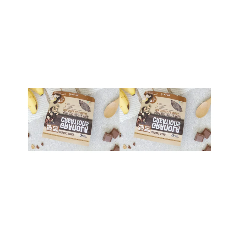 Selling in Bulk Product Natural Breakfast Cereal Coconut/Grain/Nut/Oat 60g Dark Chocolate & Banana Granola Creations
