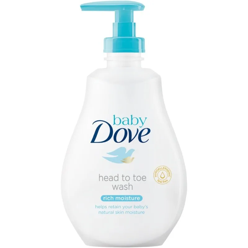 BABY DOVE Head To Toe Body Wash RICH MOISTURE 400ML