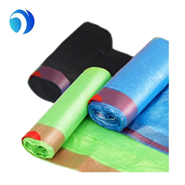 Wholesale HDPE / LDPE Plastic Drawstring Trash/Garbage/Rubbish/Refuse Bag Heavy Duty for Kitchen Office