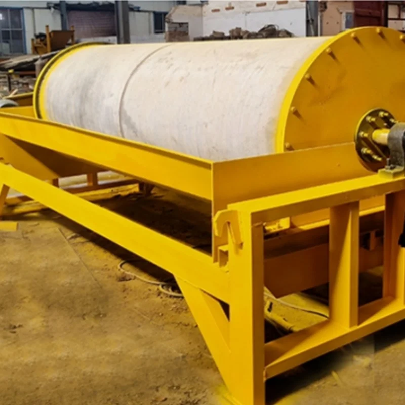 dry drum magnetic metal separator drum type