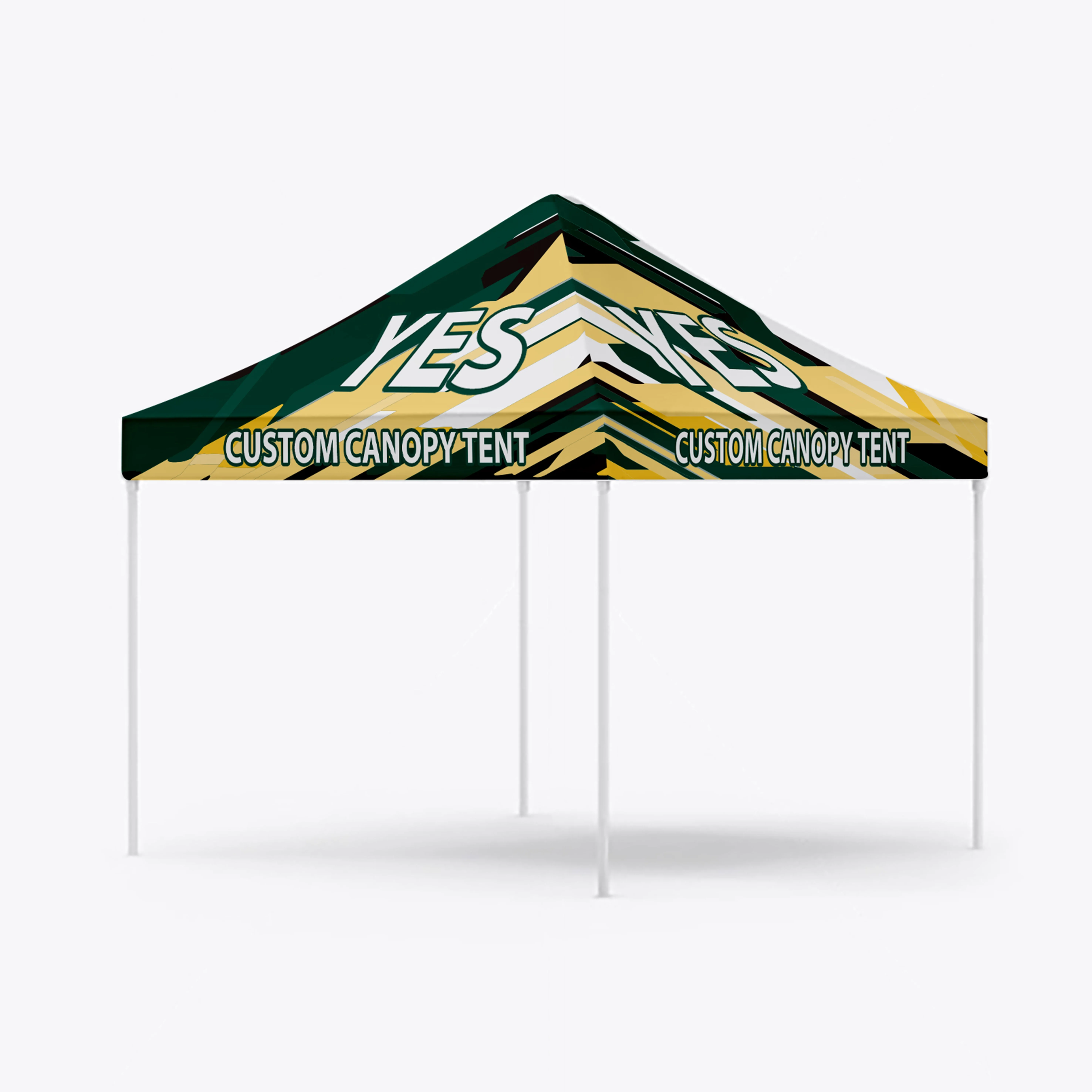 Full Custom Canvas Outdoor Instant Gazebo Tent Oxford Camping Beach Trade Show Canopy Tent