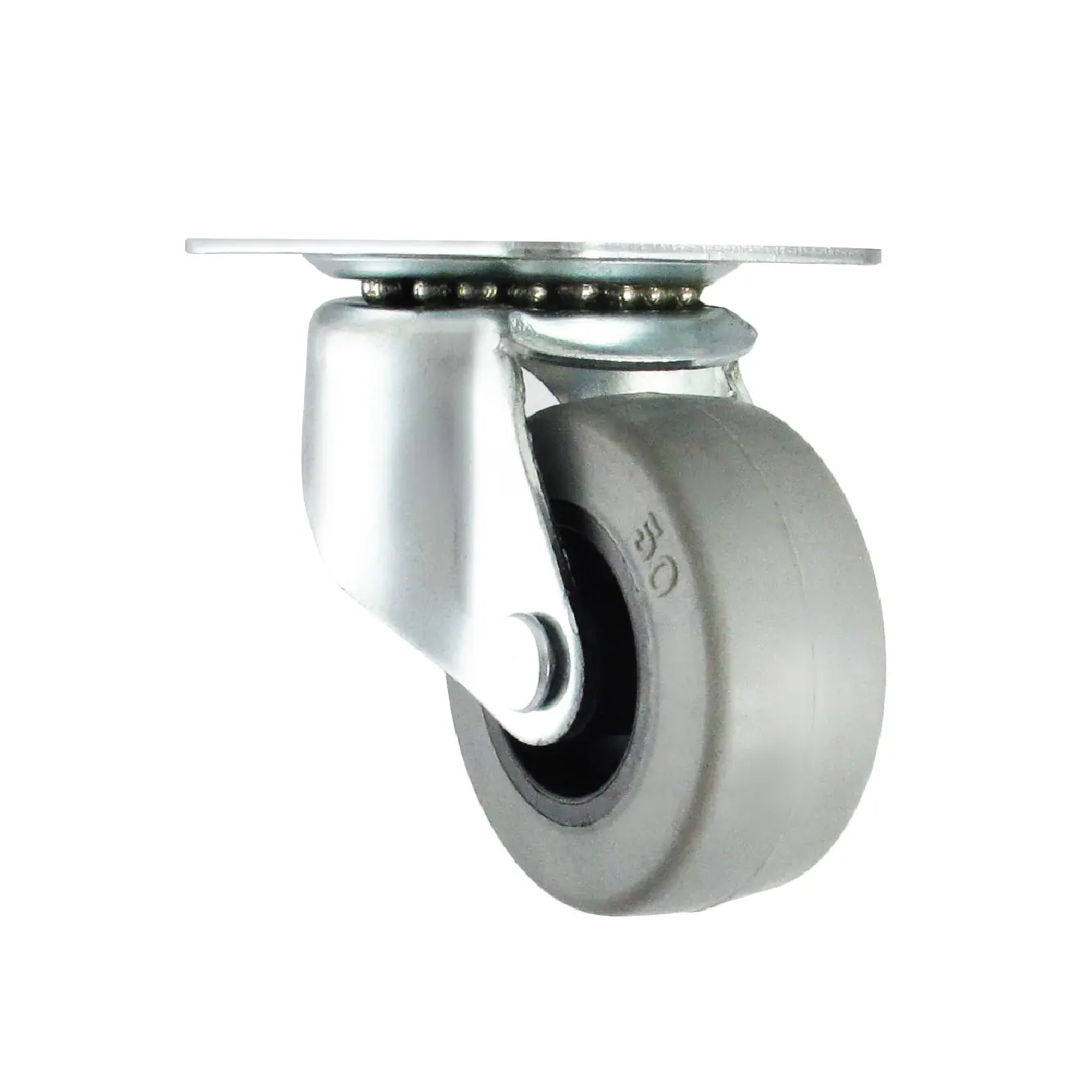 2 Inch Replacement Furniture Caster Swivel TPR Rubber Wheel Factory Direct