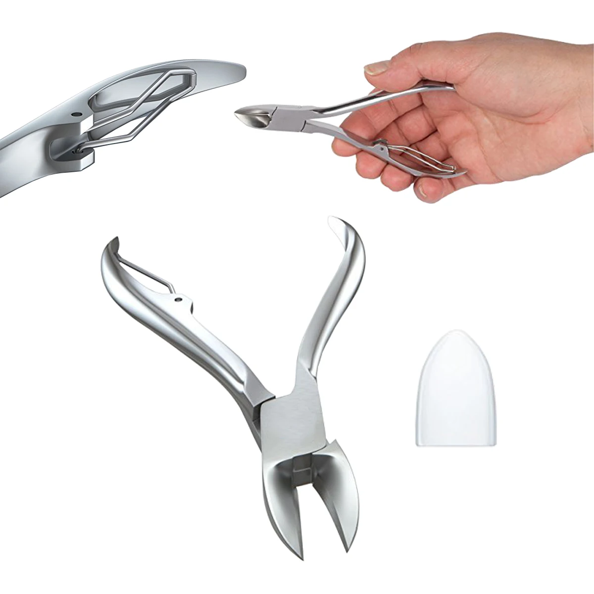 Nail Clippers Thick or Ingrown Toenails Cutter Professional Fingernail Toenail Nipper for Manicure & Pedicure