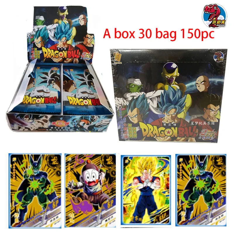 Dragon Ball Card Anime Figures Character Super Saiyan Son Goku  Battle Flash Card Game Collection Card