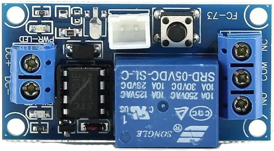 1 Channel Self Locking Bistable One Button Start/Stop Self-Locking Relay board Module Relay 5v Switch for MCU