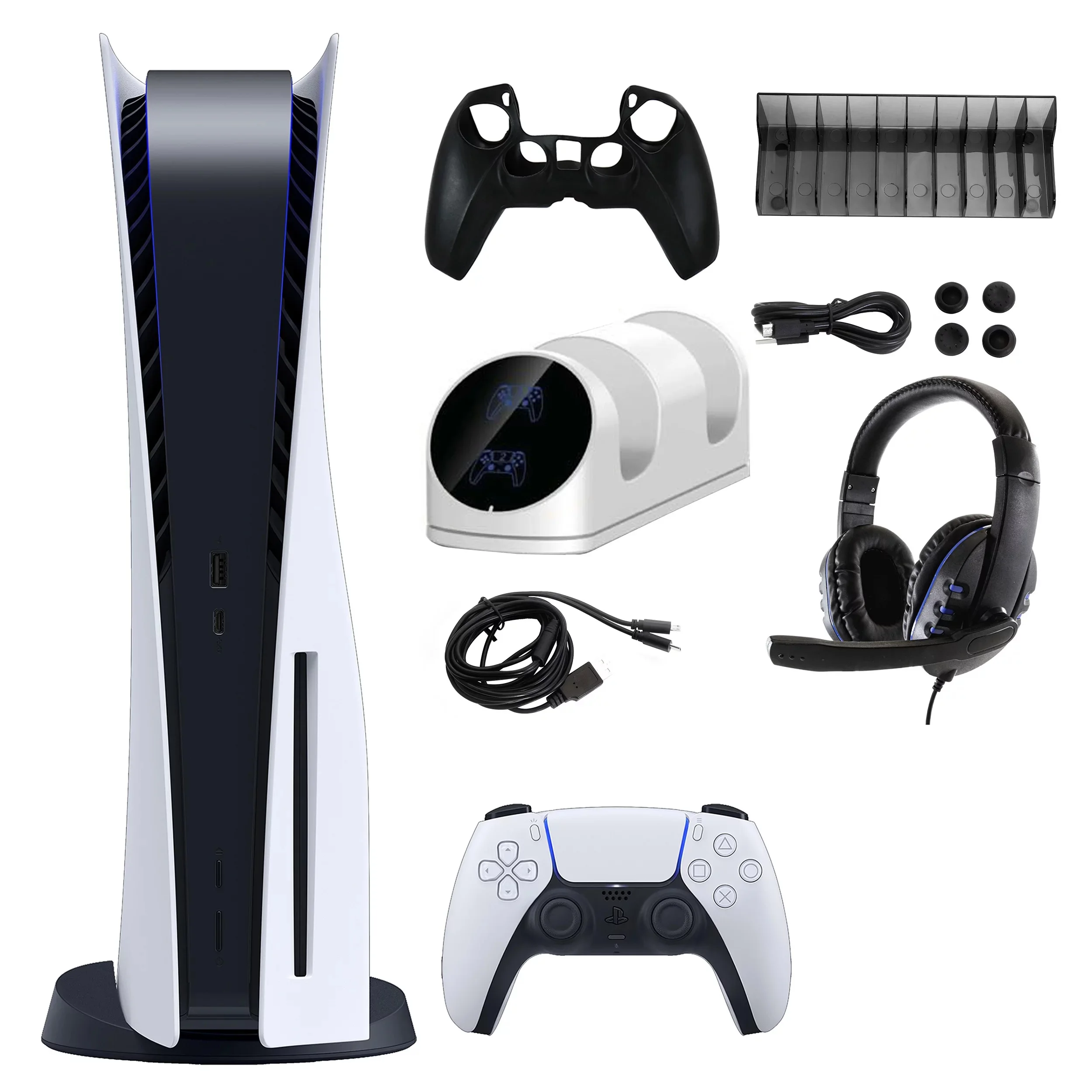 HOT SALES Buy 3 get 1 free Original 100% For Ps4 PS5 ps5 Pro 1TB Latest Model 10 GAMES & 2 Controllers