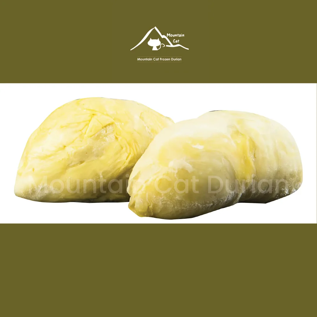 Топ продаж горная кошка замороженная мякоть малайская сладкий вкус IQF процесс заморозки консервация пюре низкая цена оптом