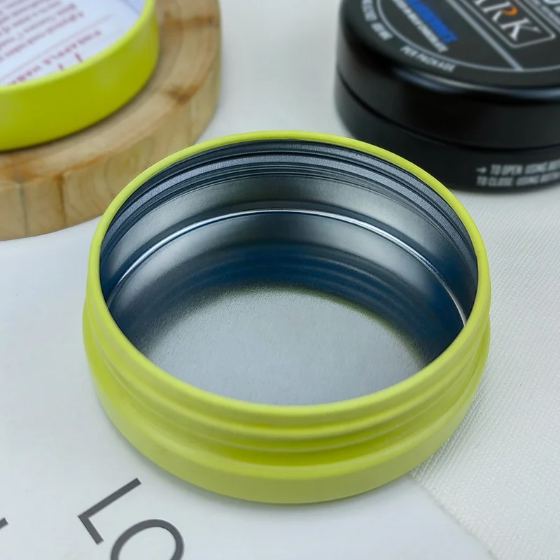 Printed Logo Round Tinplate Screw Airtight Boxes Child Resistant Twisting Edible Gummy Tins