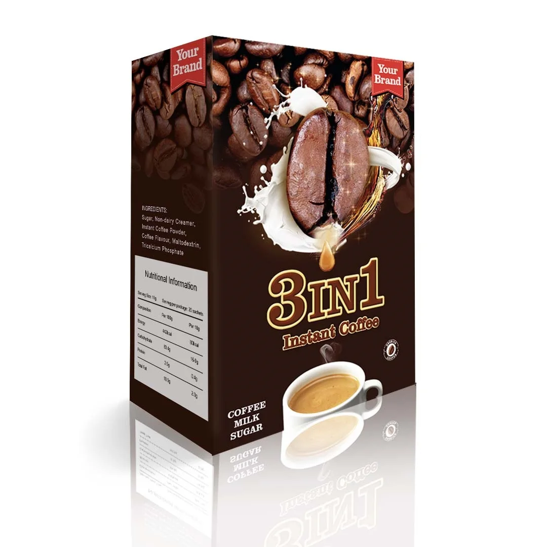Low Price Good Quality Instant 3 in 1 Coffee Customizable Quality Coffee Providing A Pre Sweetened Coffee Experience Sachet