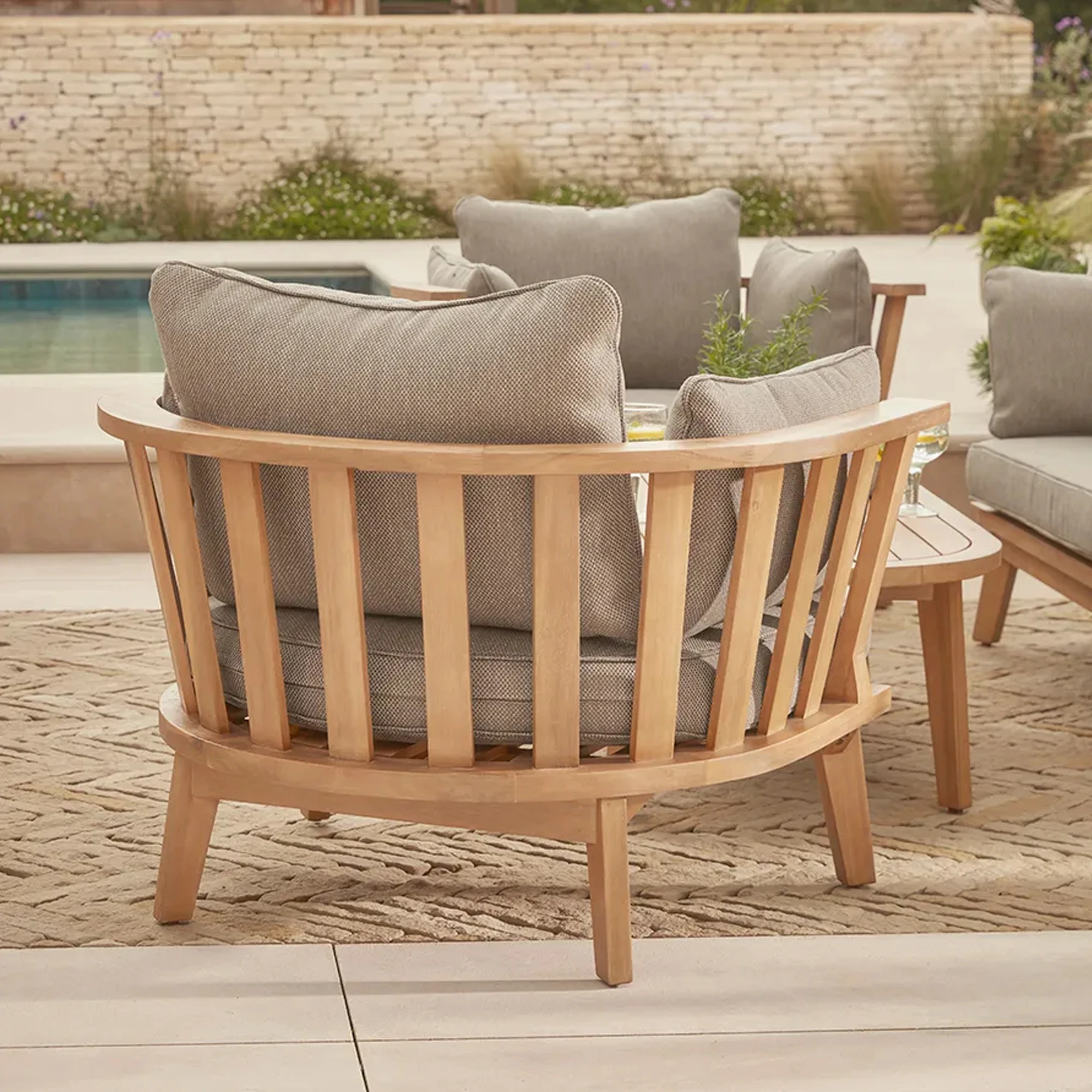 Outdoor Garden Sofa Sets Wooden Modern Furniture Best Quality - Carera