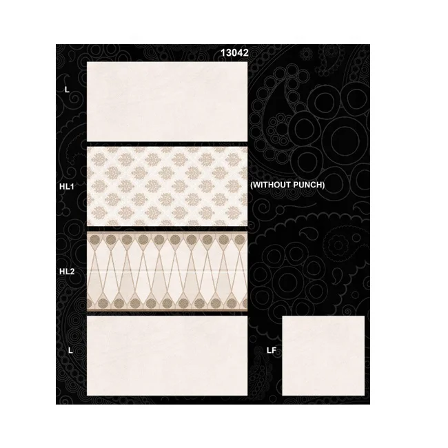 Floor And Wall Tiles Marble Texture Glossy Luster Modern Design Style 300x600 mm Size Glazed Ceramic Tiles