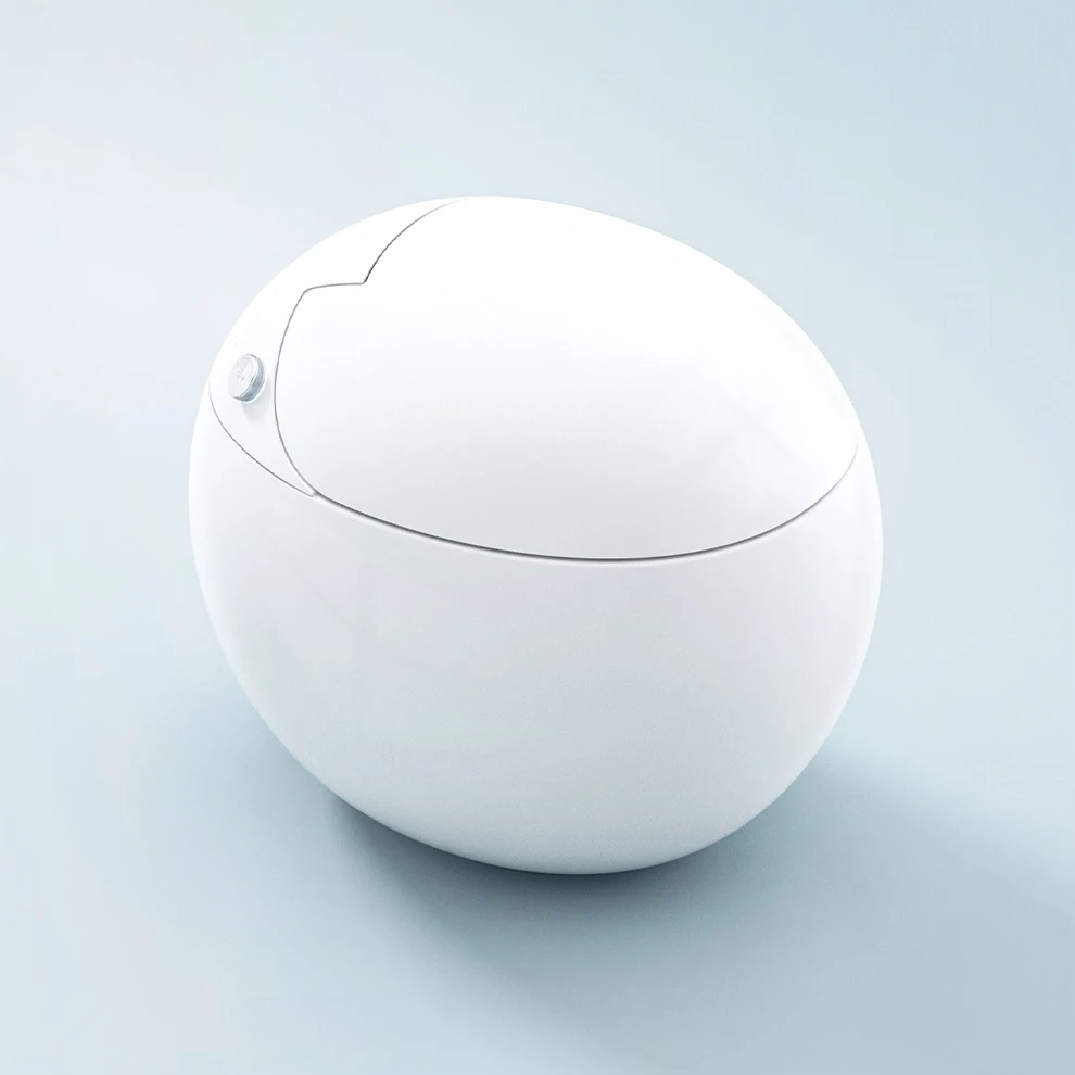 Smart Household Fully Automatic Elongated Toilet Integrated Siphon Hot Item Water Pressure-Free Sterilization Flip Top