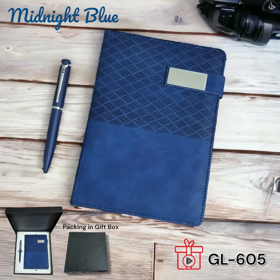 Customized Executive Notepad Notebook Pen Set Best Gift for Office Employees School College Teachers Student Gift Item