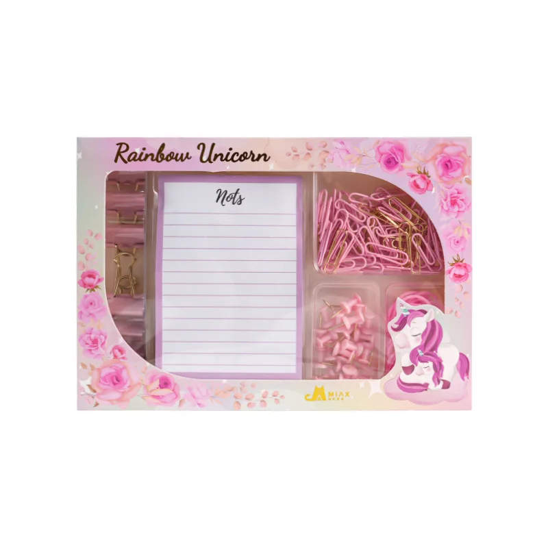 New Arrival Cute Kids School Stationery Gift Set With Customized Artwork Stationery Set For Kids