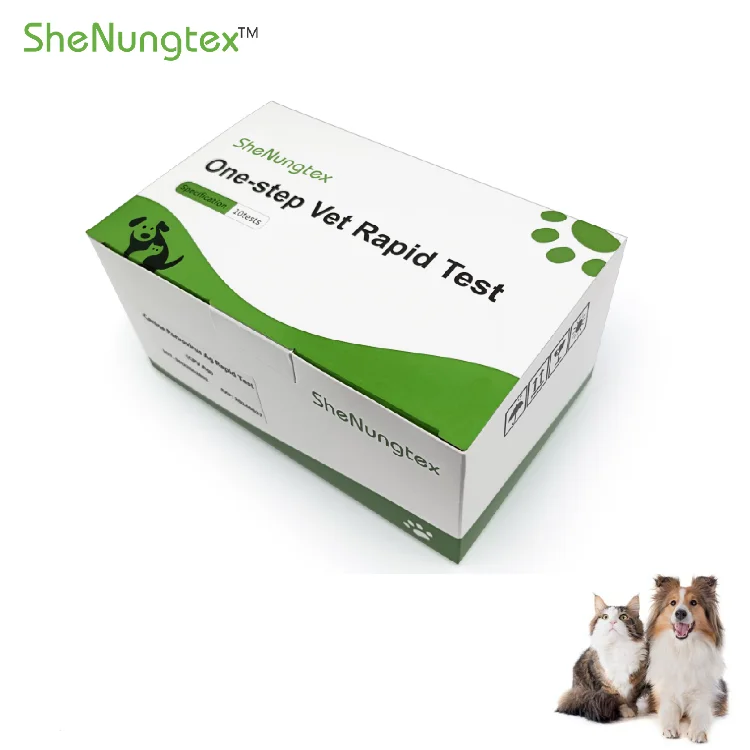 Animal Veterinary Disease  Diagnosis Rapid Test Heartworm/Ehrlichia/Lyme/Anaplasma 4 in 1 Rapid Test Kit