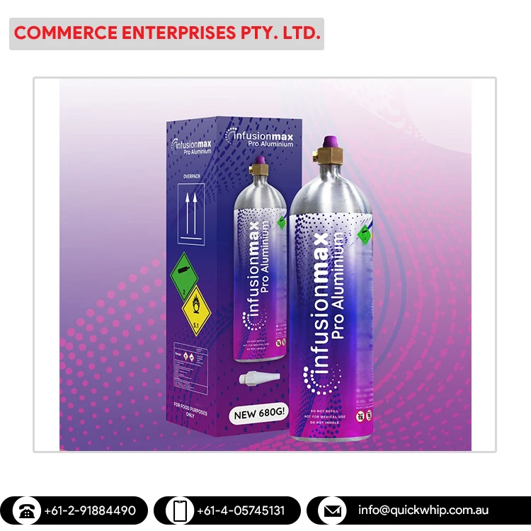 Nominal Price Outstanding Quality Bulk Selling 680g InfusionMax Pro Whipped Cream Charger Canister from Australia