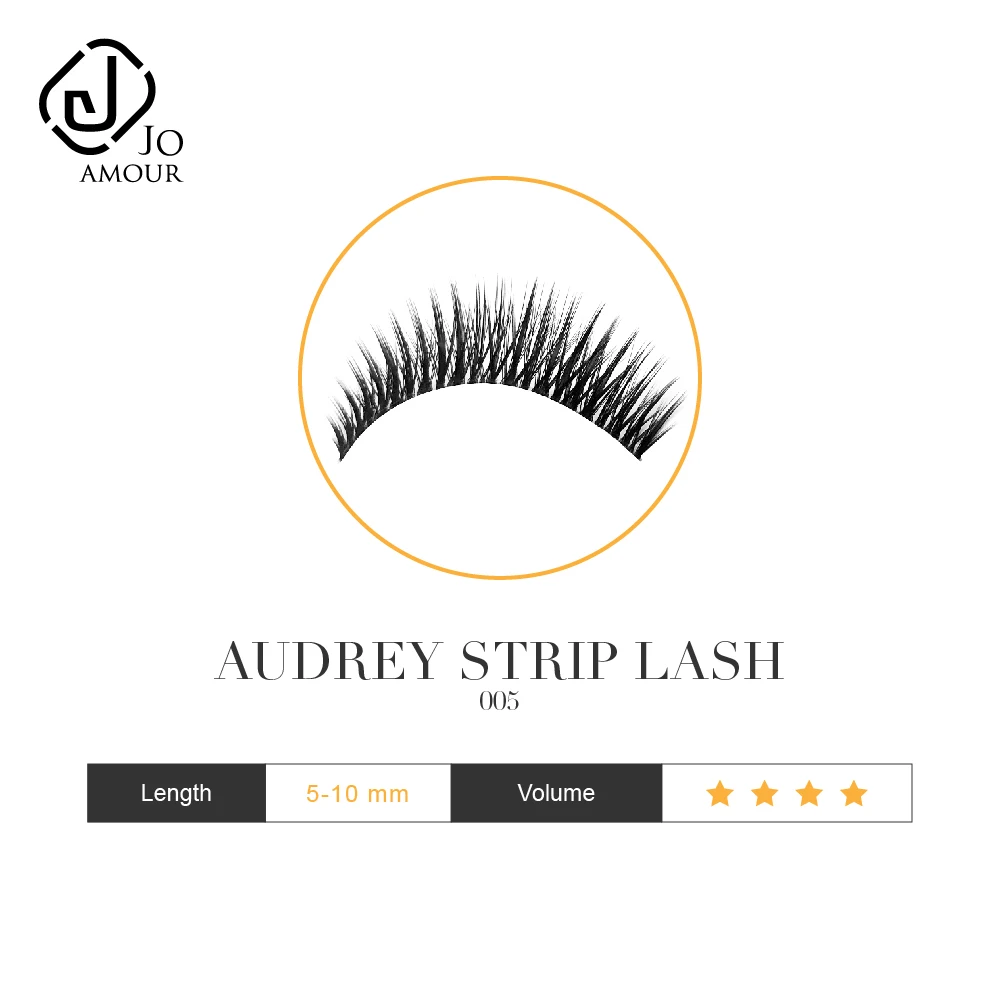 Customized Strip 3D 5D Mink Lashes Private Label Lashes Strip False Lash 005