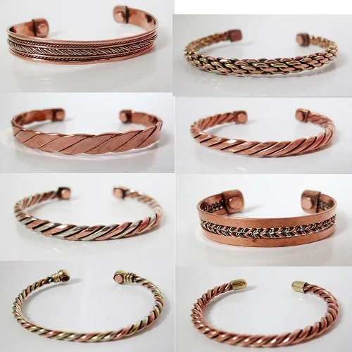 Best Quality Pure Copper Magnetic Copper Bracelet Ring Jewelry Sets From A Z Crafts