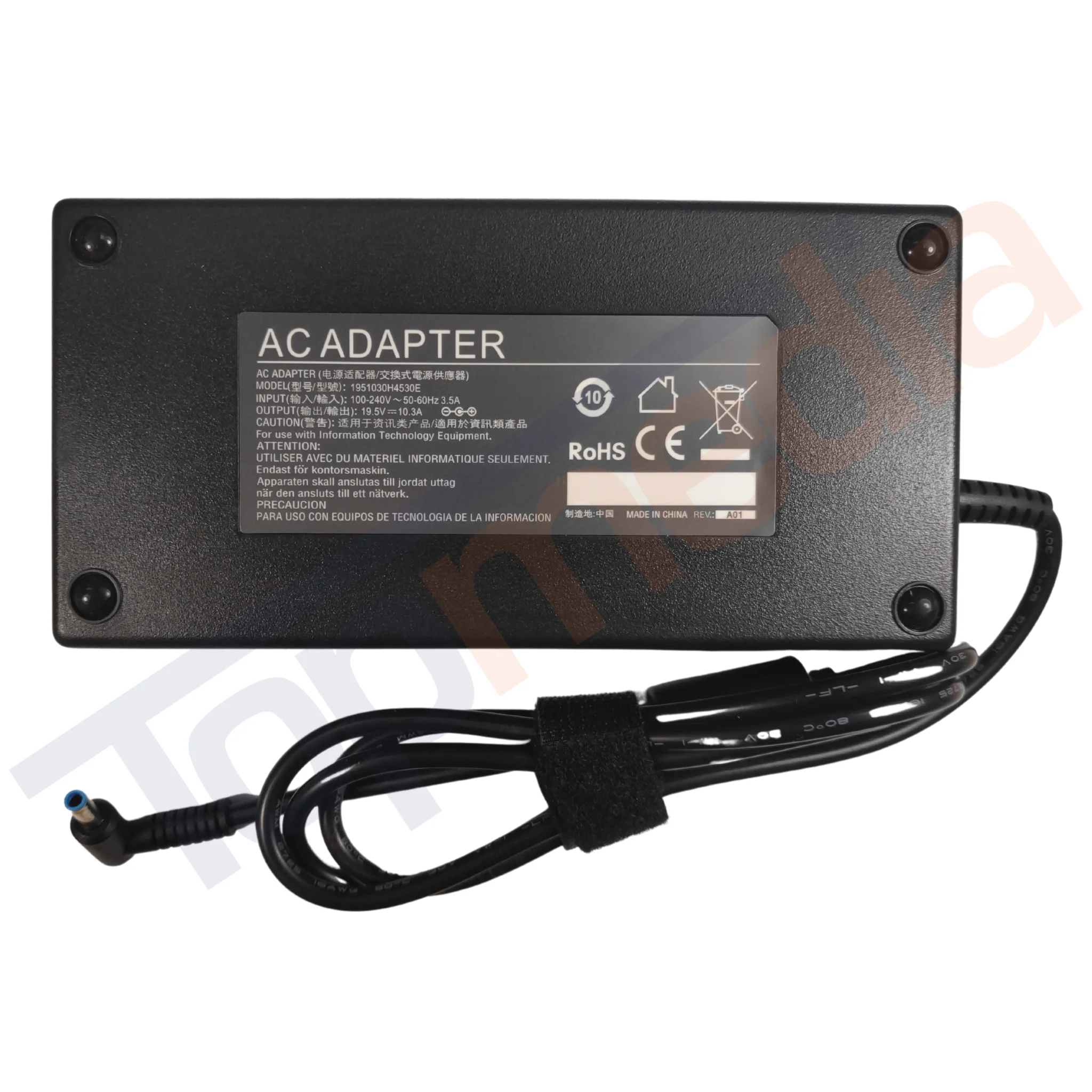 High Quality 200W Adapter for HP ZBook 17 G4 G5 Series Notebooks with a 4.5x3.0mm Center Pin Charging Connector Port