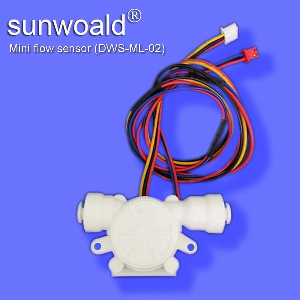 OD 6 мм микро Датчик расхода воды в форме буквы U POM 0 15 ~ 3 л/мин для кофемашины