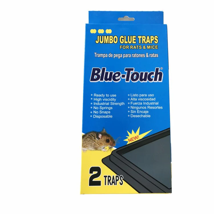 Large Volume Hot Melt Glue Traps Scented House Mouse Repeller with Insect Snake Rat Trap Packed in Box