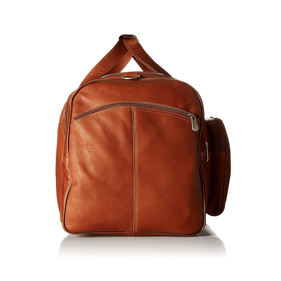 New design custom logo Men Sports Duffel Gym Waterproof Leather Travel Bag With Sport Shoes Bag