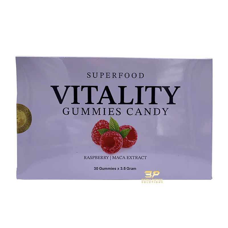 Малайзия готовый запас Лидер продаж Maca Raspberry Energy Gummies конфеты (30 шт. в коробке)