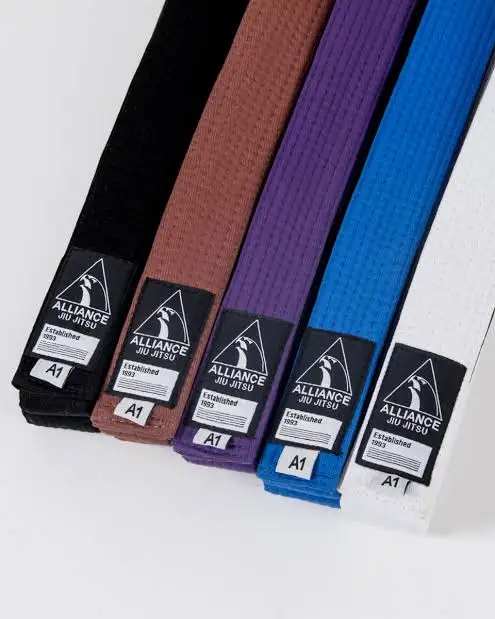 CUSTOM DESIGN WOVAN LABEL  BJJ BELTS /100% COTTON JIU JITSU BELTS/CUSTOM MADE COLOR BJJ BELT