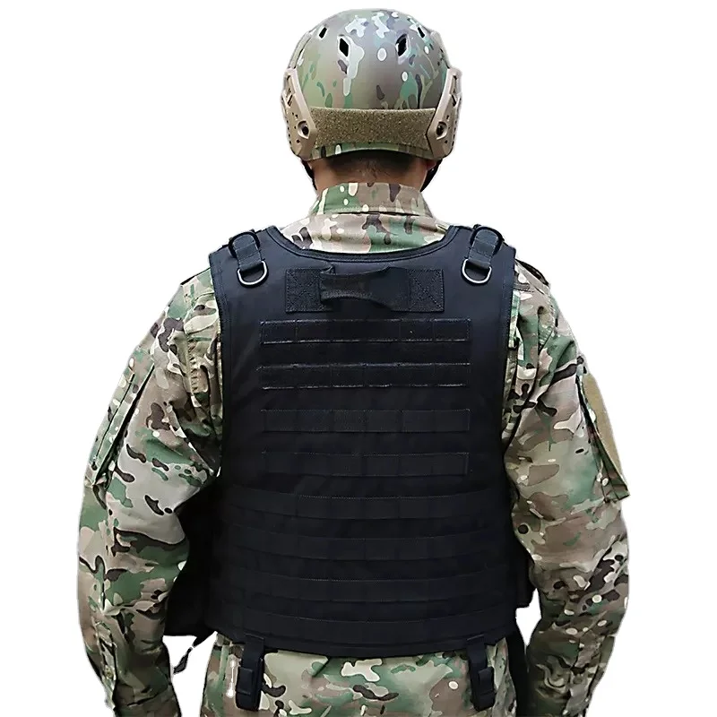 Pakistan Manufacturer Wholesale Custom Fashion Gear Black Molle Security Safety Protective Tactical Vest