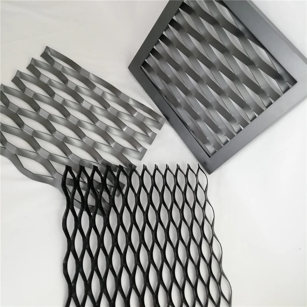 galvanized expanded steel mesh diamond shape hole expanded metal sheets