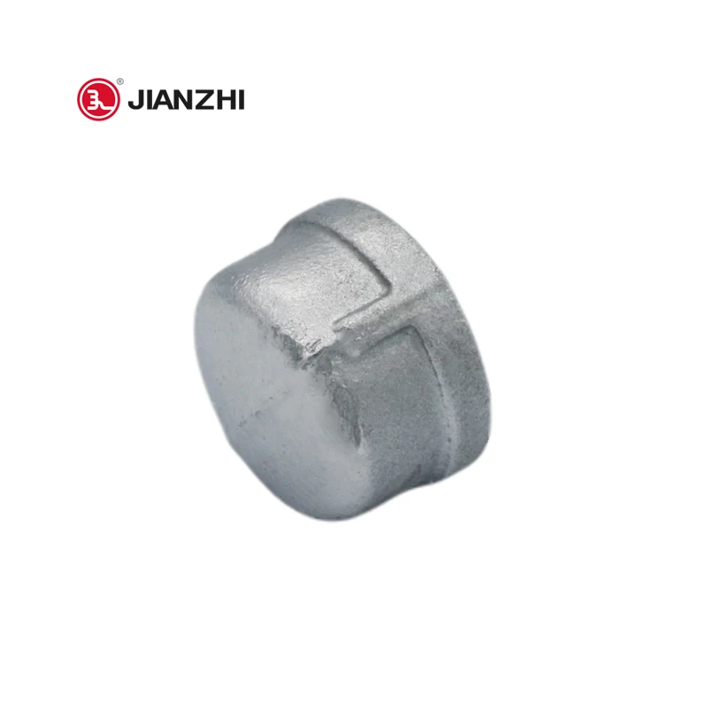 Концевая крышка для фитинга труб из оцинкованного железа JIANZHI 100 мм (4 дюйма)