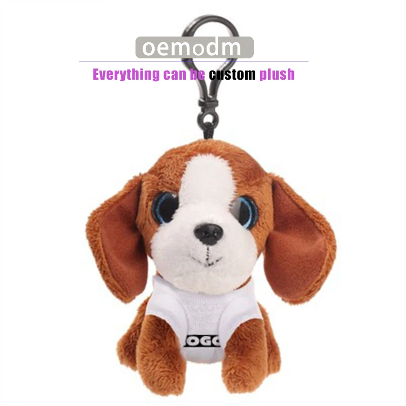 OEM Cartoon Soft Plushie Cute Plush Keychain Animal for Delightful Mascot Pendant 1pc/pp Bag Plush Toy