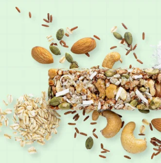 Natural Nutrition Bar Coconut Cashew Energy Baked Low-Fat Nut Oat Rice Adult Healthy Bag Instant Nutrition Bar