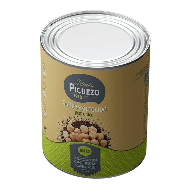 Top Organic Pulses Made in Spanish Tinned Chick Peas Ready to eat Canned Organic Cooked Chickpeas for Supermarket and Horeca
