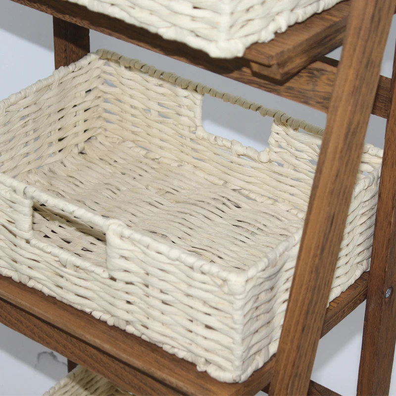 Новый дизайн 4-ярусный выставочный стенд полки для хранения кукурузы bakset broewn клор