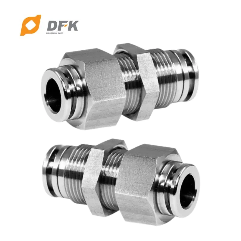 Custom Stainless Steel Bulkhead Union Fitting For Medical