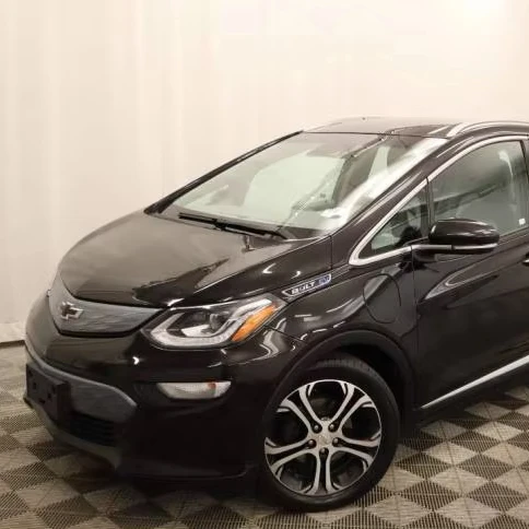 2019 Chevrolet Bolt EV LT Подержанный электромобиль с панорамным видом на люк кожаные сиденья ручная коробка передач модель для продажи
