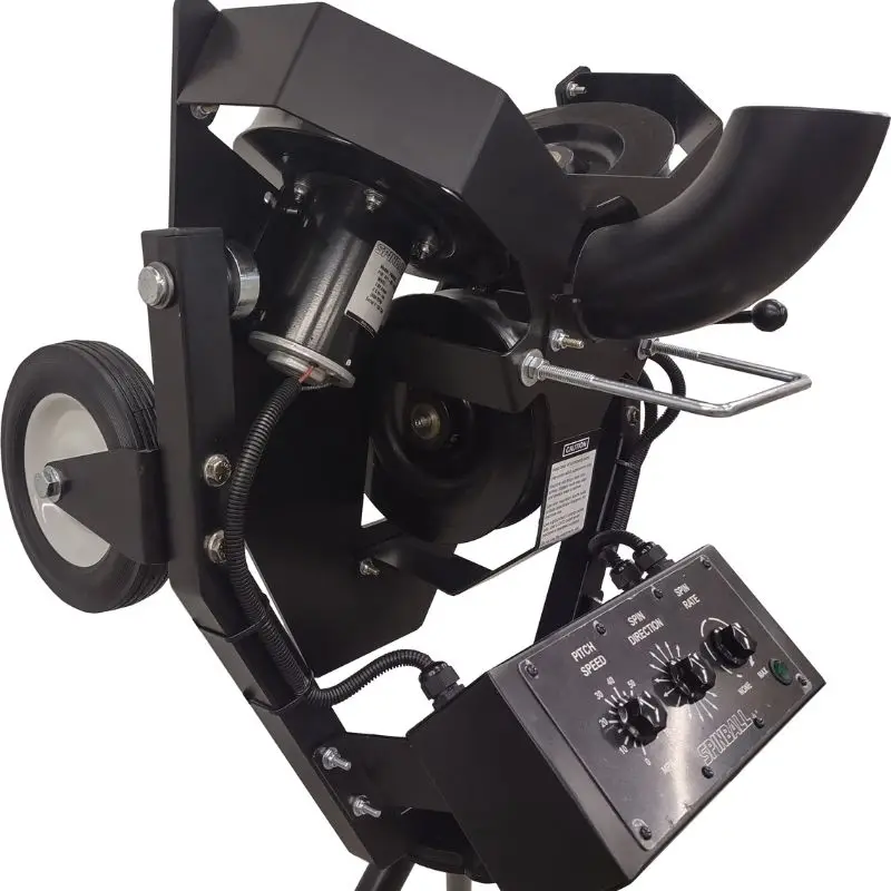 Spinball Wizard Sports Entertainment Baseball Training 3 Wheel Baseball Pitching Machine