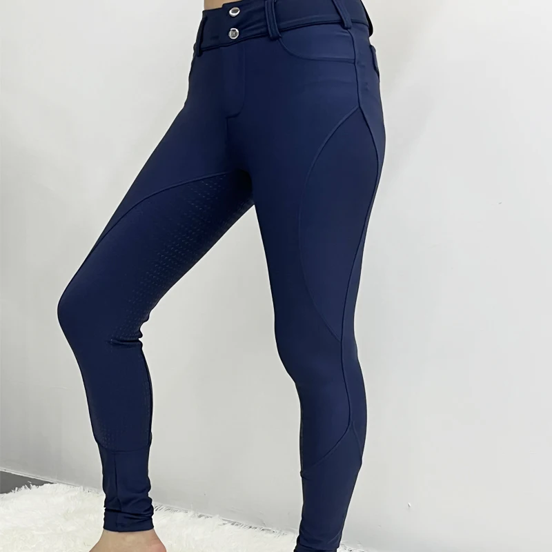 Full Seat Breeches Women Zipper Riding Tights Feamles Equestrian Jodhpurs Sportswear