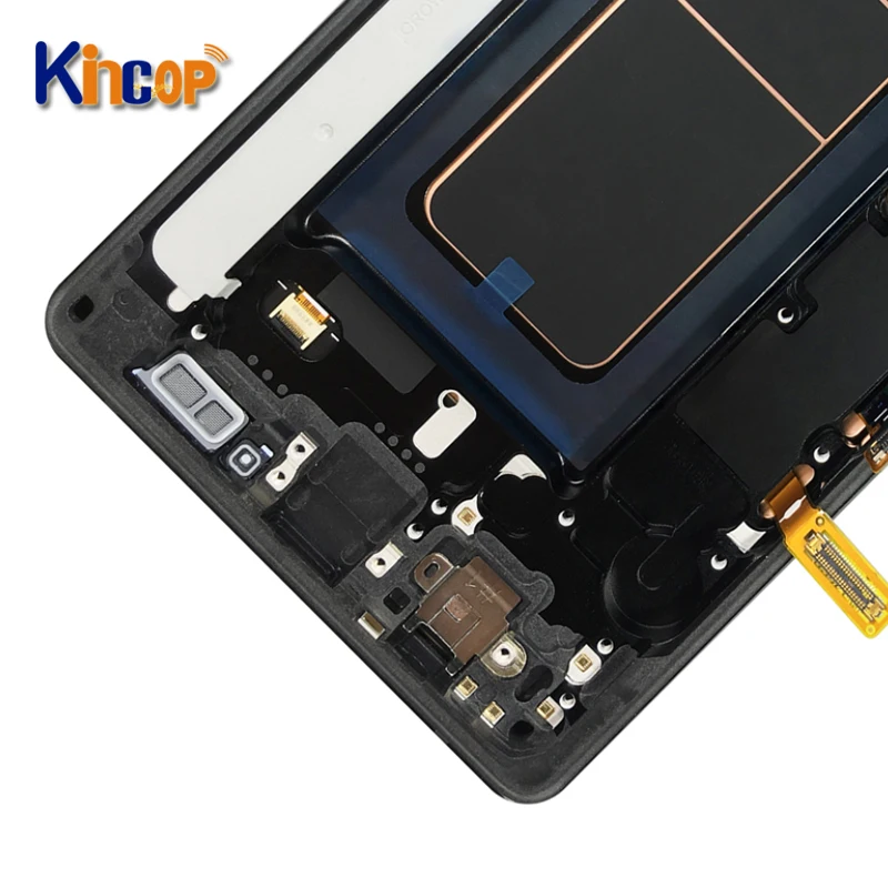 Mobile Phone LCD For Samsung Galaxy Note 9 with Frame N960F N960U LCD Screen Display Digitizer Assembly for Note 9 LCD Con Marco