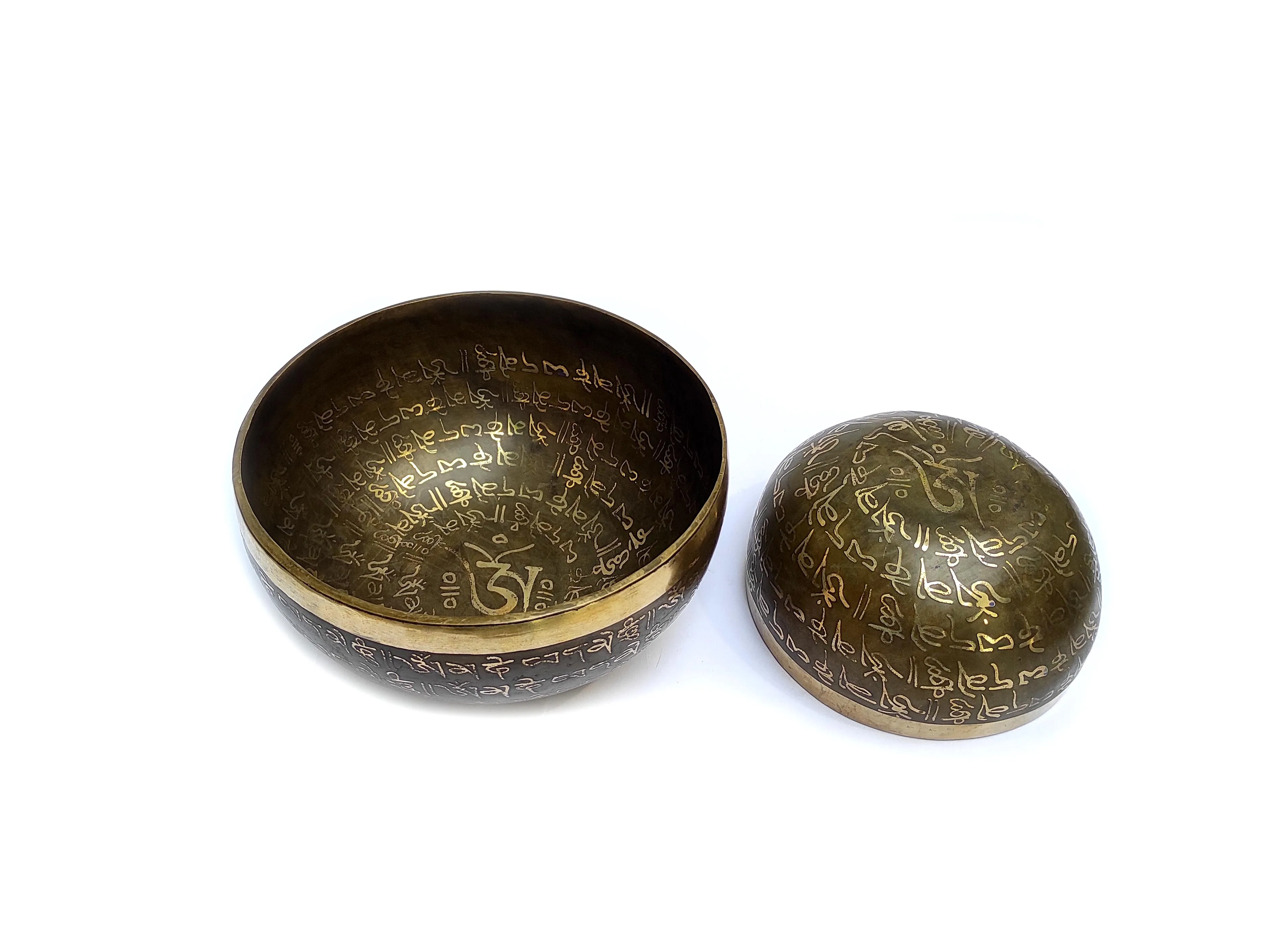 Высококачественная тибетская Поющая чаша ручной работы в стиле гималайской чакры с 7 чакрами для йоги медитации из бронзы латуни алюминия