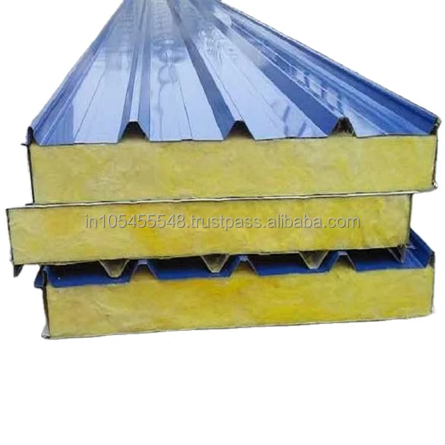 Export good quality glass wool sandwich panel price glasswool building boards  glass for wooden window glasswool acoustic panels