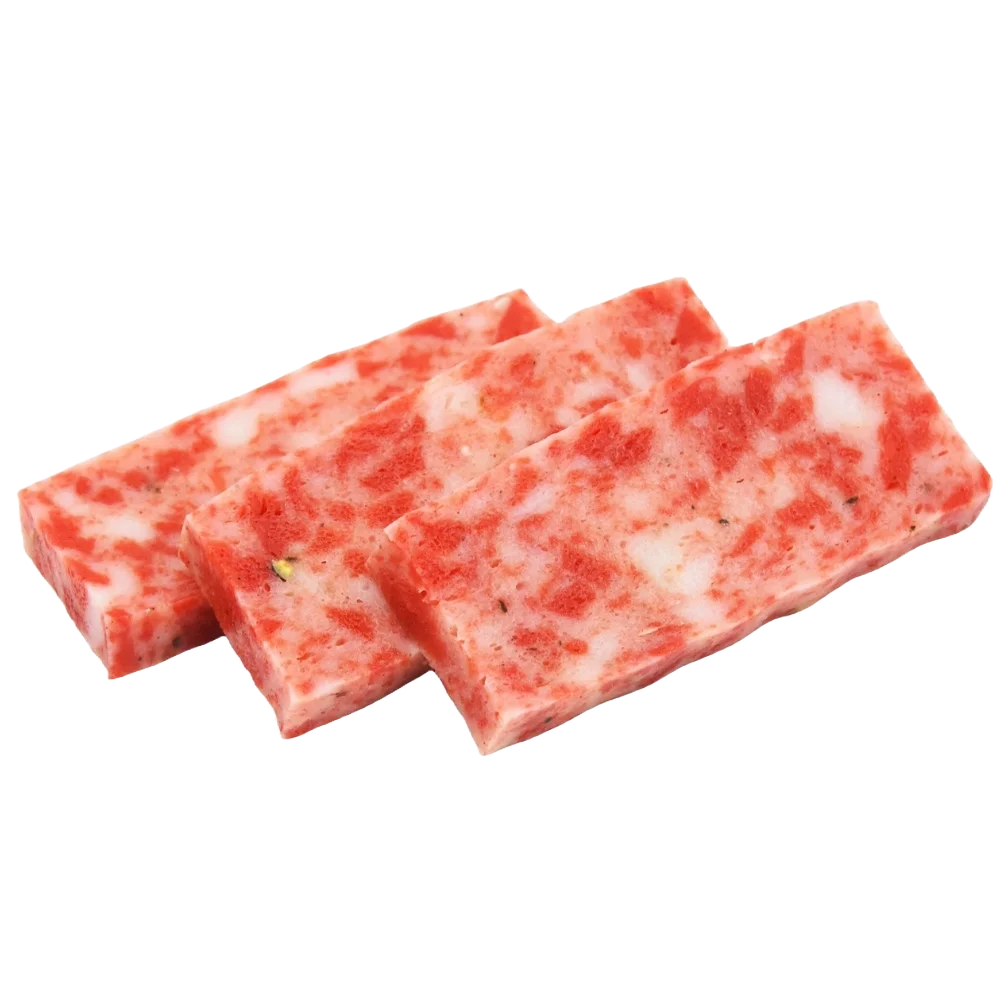 HACCP Japanese standard Good price Asian food Frozen WAGYU BEEF SHAPED SURIMI Vacuum pack 200g Vietnam factory Noodles topping