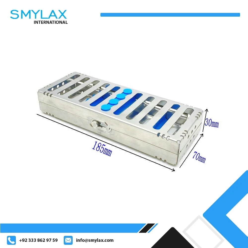 Dental Lab Autoclave Sterilization Cassette Rack Box Tray Case Box For 5 10 20 Instrument