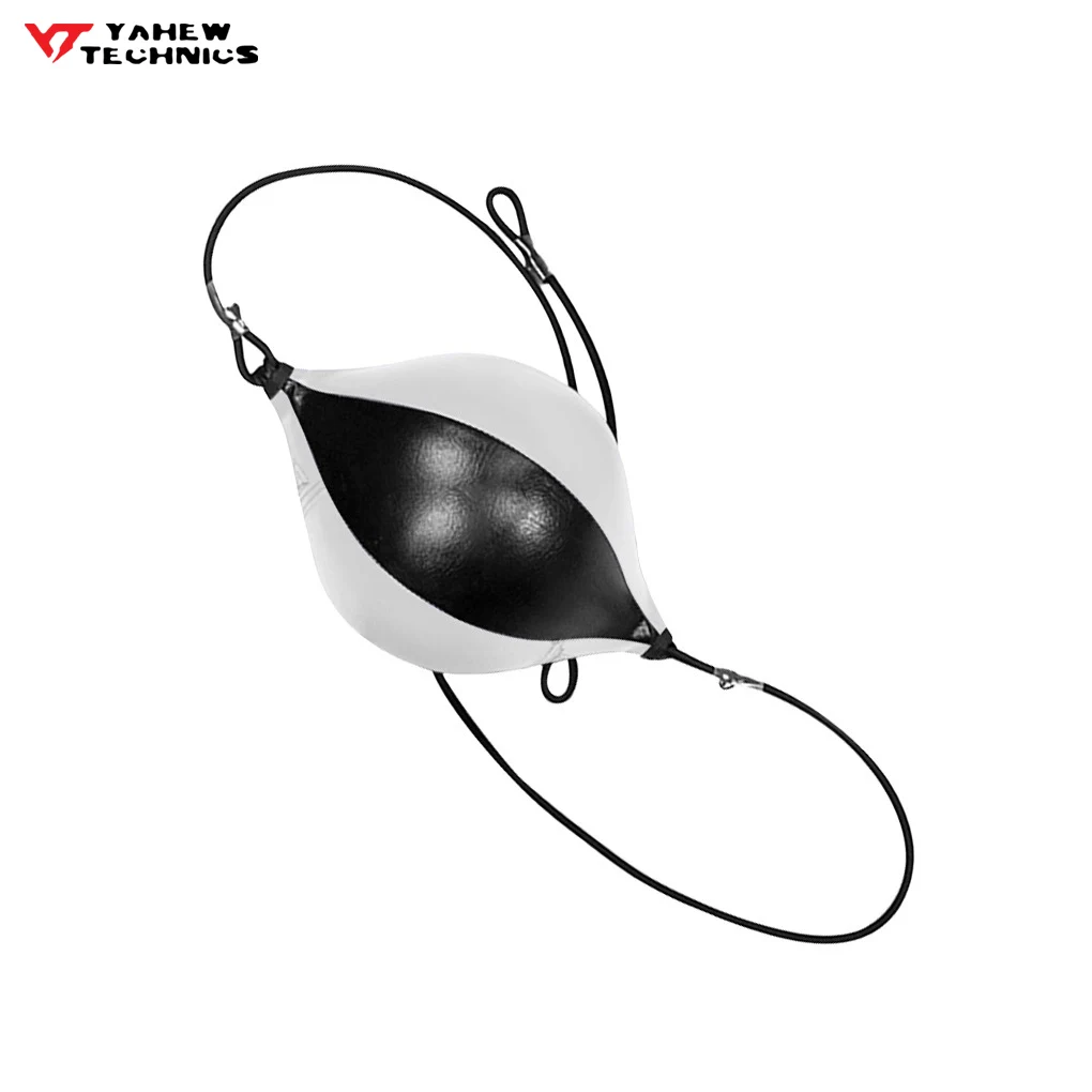 Quality PU Leather Punching Pear Inflatable Double End Training Reflex Speed Boxing Balls Bag