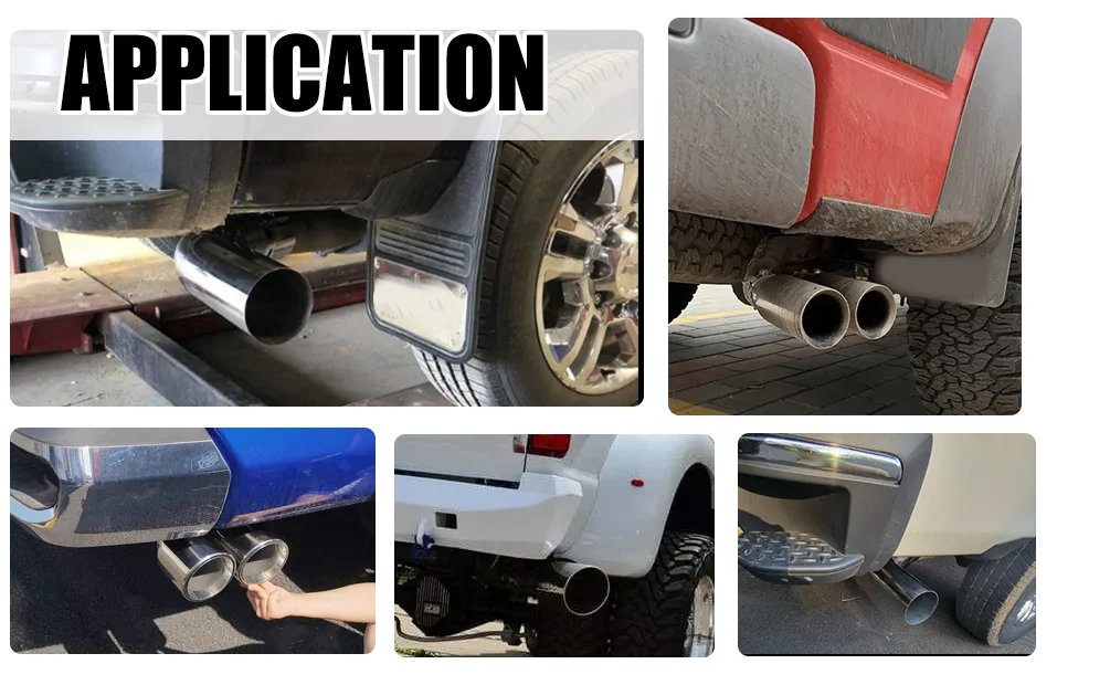 High Quality Exhaust Pipe Mandrel Bends 4' Chrome Elbow Tube for Car and Pickup Truck