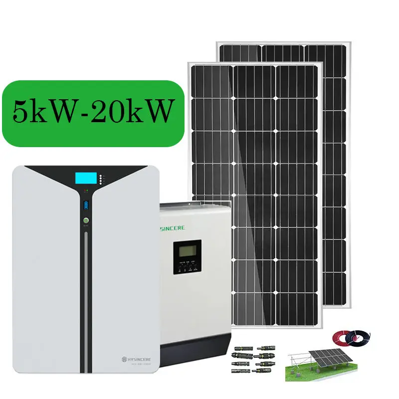 solar hybrid inverter 5kw solar power system solar system buy for home