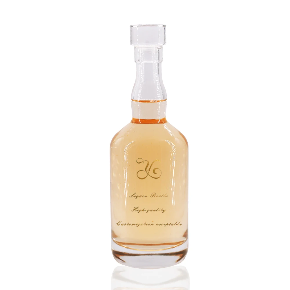 Wholesale 350ml 380ml Clear Tall Glass Bottles for Wine Limoncello Liquor