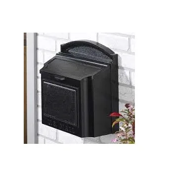 Natural Wooden Door Mount Mail Box Locking Drop Box Mailbox for Rent Payments Mail Keys Cash and Checks
