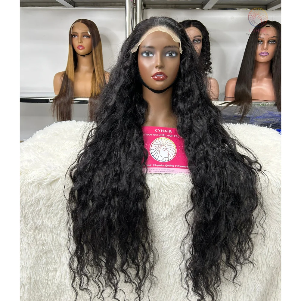 High Quality Wholesale Price Glueless Wigs Indian Wavy Hair & Vietnamese Raw Hair Wigs High Quality Cyhair Factory-Long Wigs